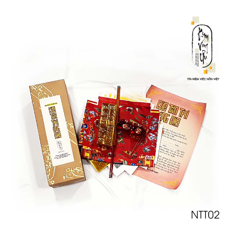 Phần vàng mã cúng Thần Tài Ông Địa/ Cúng hàng tháng / Cúng mùng 2-16 có nhang đèn